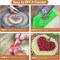 6 Pcs Diamond Paintings Coasters Kits with Holder, DIY Football Diamond Art Coasters for Adults Kids, Diamond Dot Kits for Philadelphia Craft Gifts